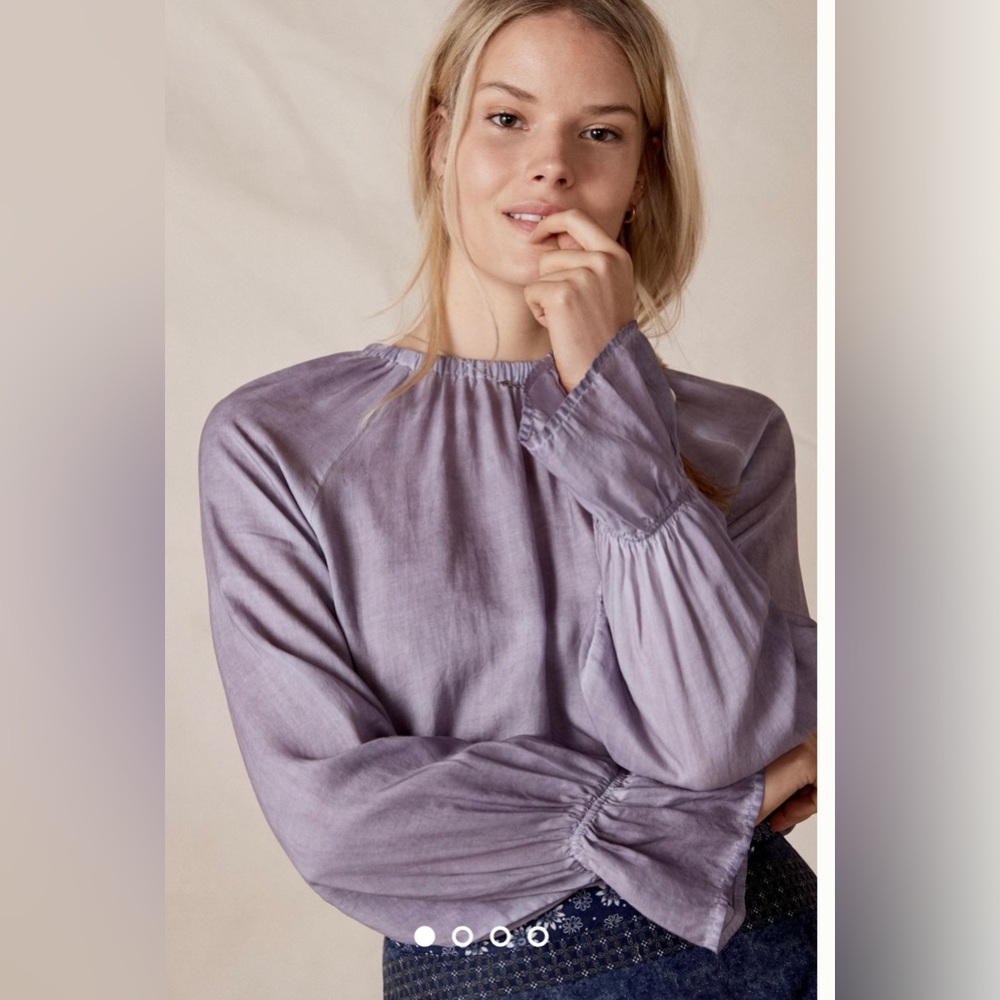 CLOTH & STONE VIOLET BLOUSE